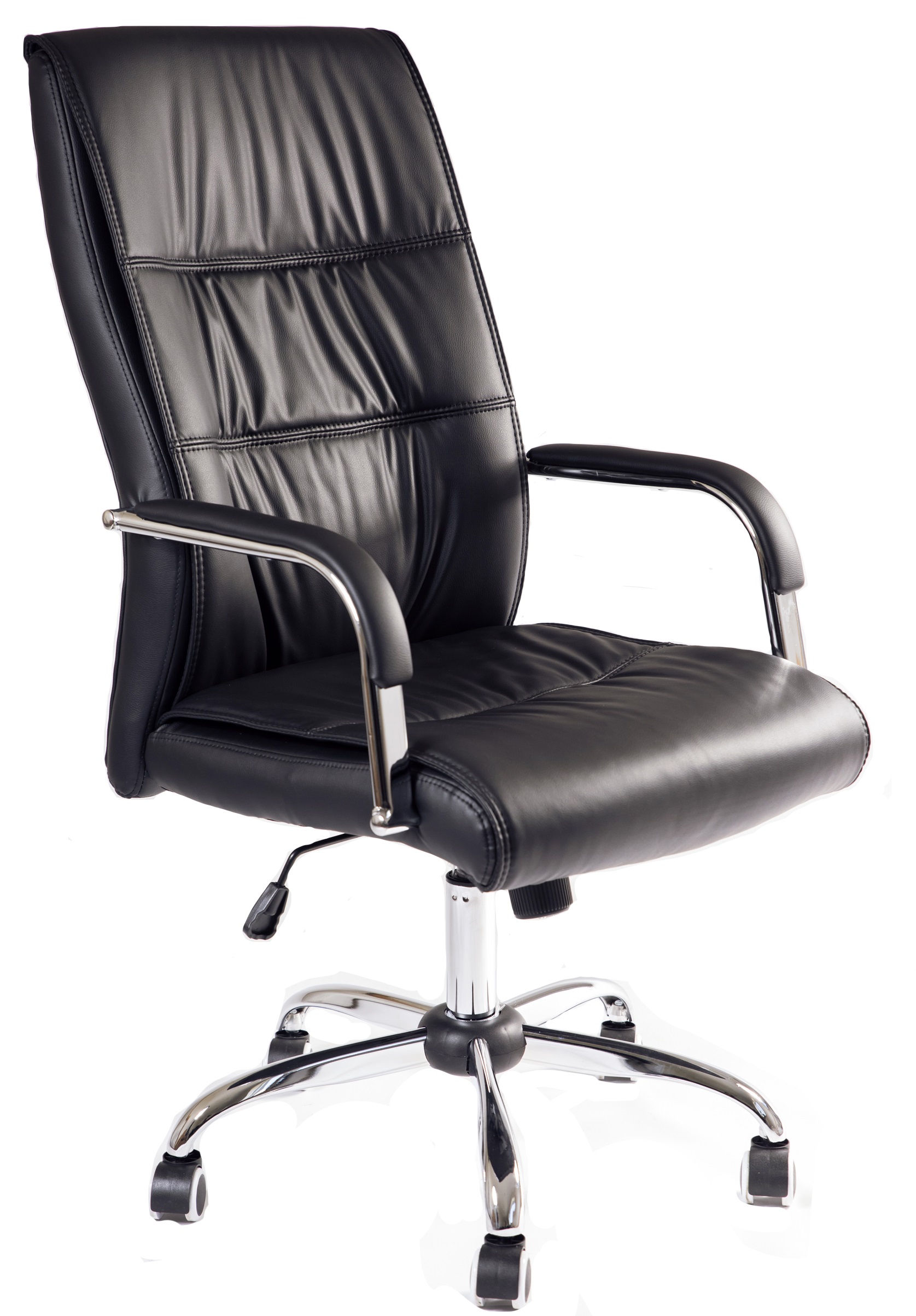 Крісло офісне Чікаго Tehforward з механізмом Tilt екошкіра чорний